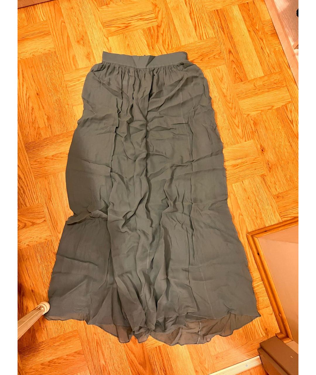 GIORGIO ARMANI Шелковая юбка макси, фото 6