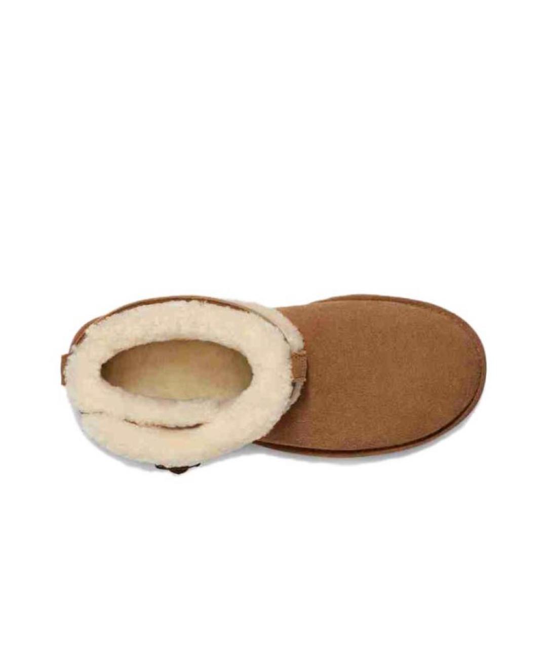 UGG AUSTRALIA Коричневые кожаные ботинки, фото 4