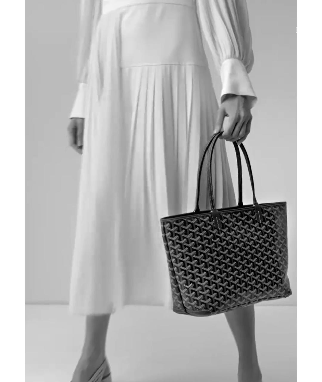 GOYARD Черная сумка тоут, фото 7