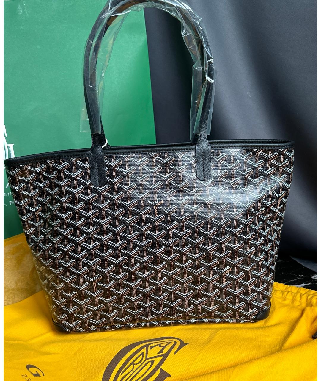 GOYARD Черная сумка тоут, фото 2