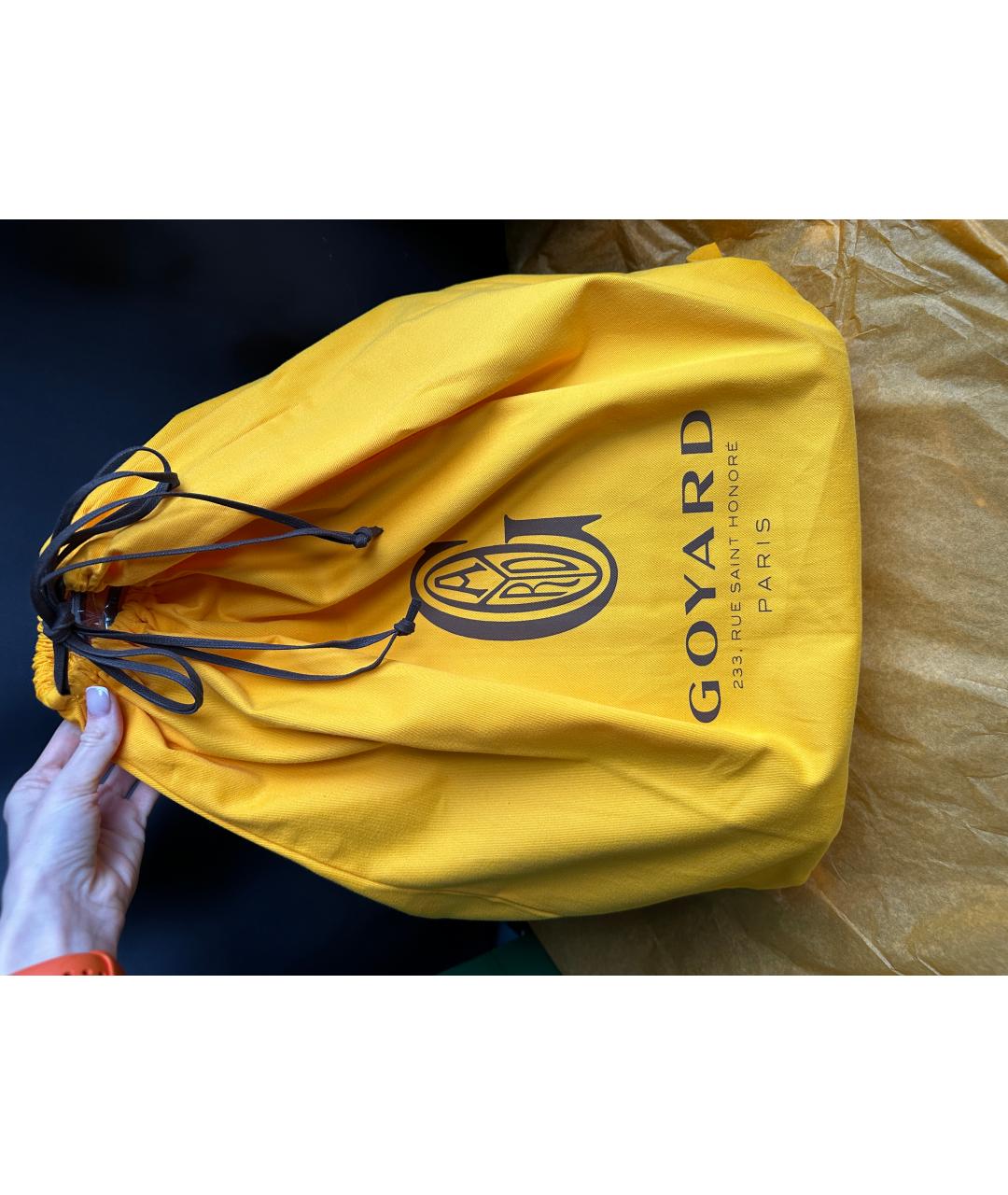 GOYARD Черная сумка тоут, фото 6