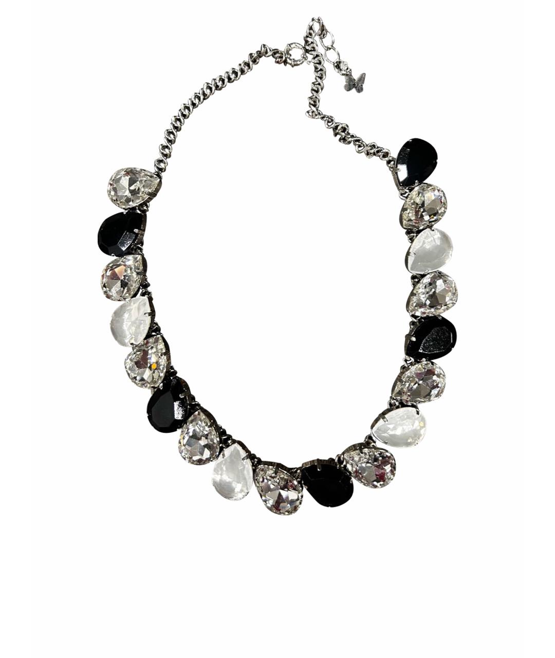 WEEKEND MAX MARA Черное металлическое колье, фото 1