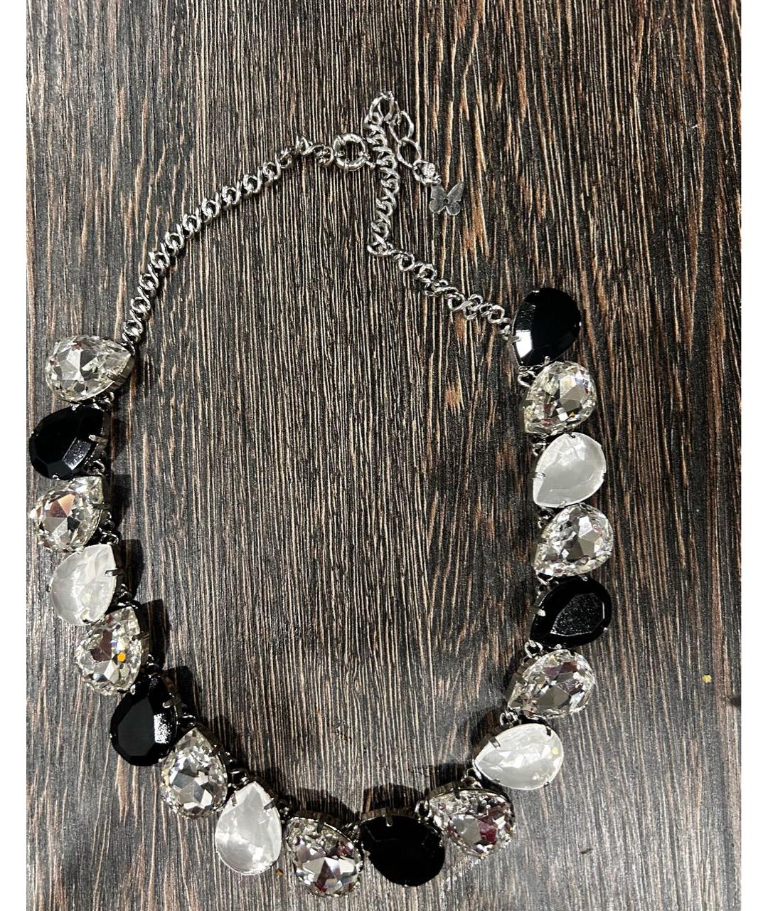 WEEKEND MAX MARA Черное металлическое колье, фото 3