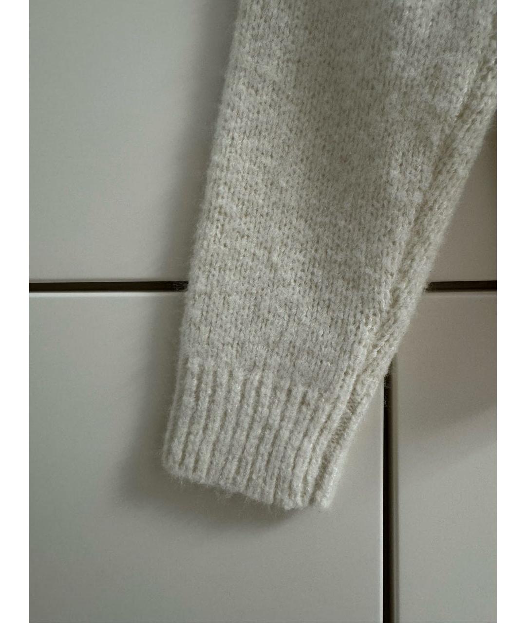 RALPH LAUREN COLLECTION Белый кашемировый джемпер / свитер, фото 4