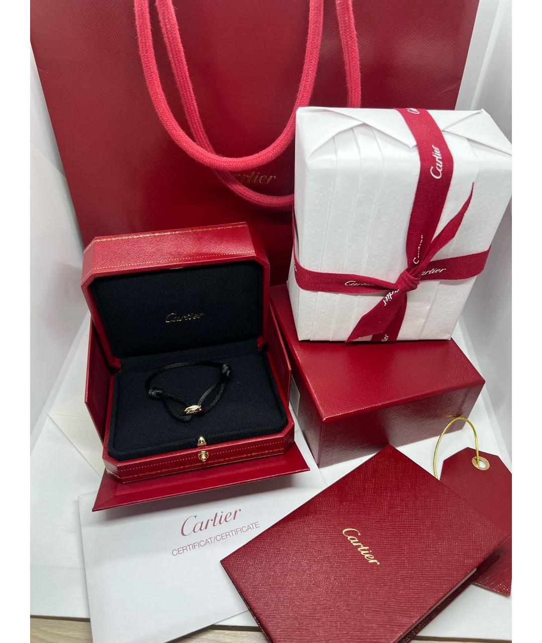 CARTIER Черный браслет из розового золота, фото 2