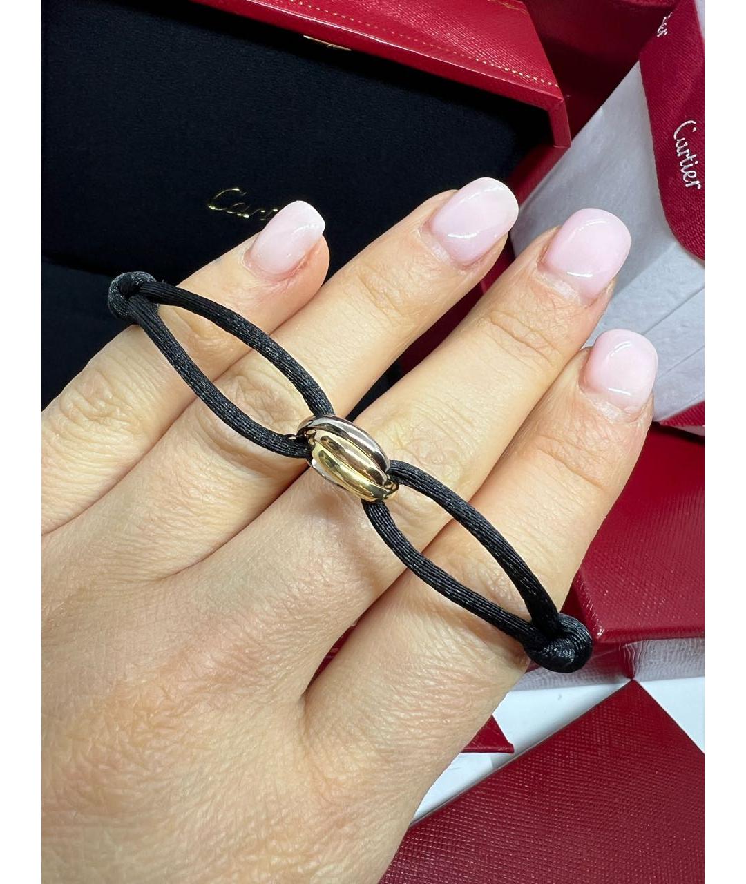 CARTIER Черный браслет из розового золота, фото 3