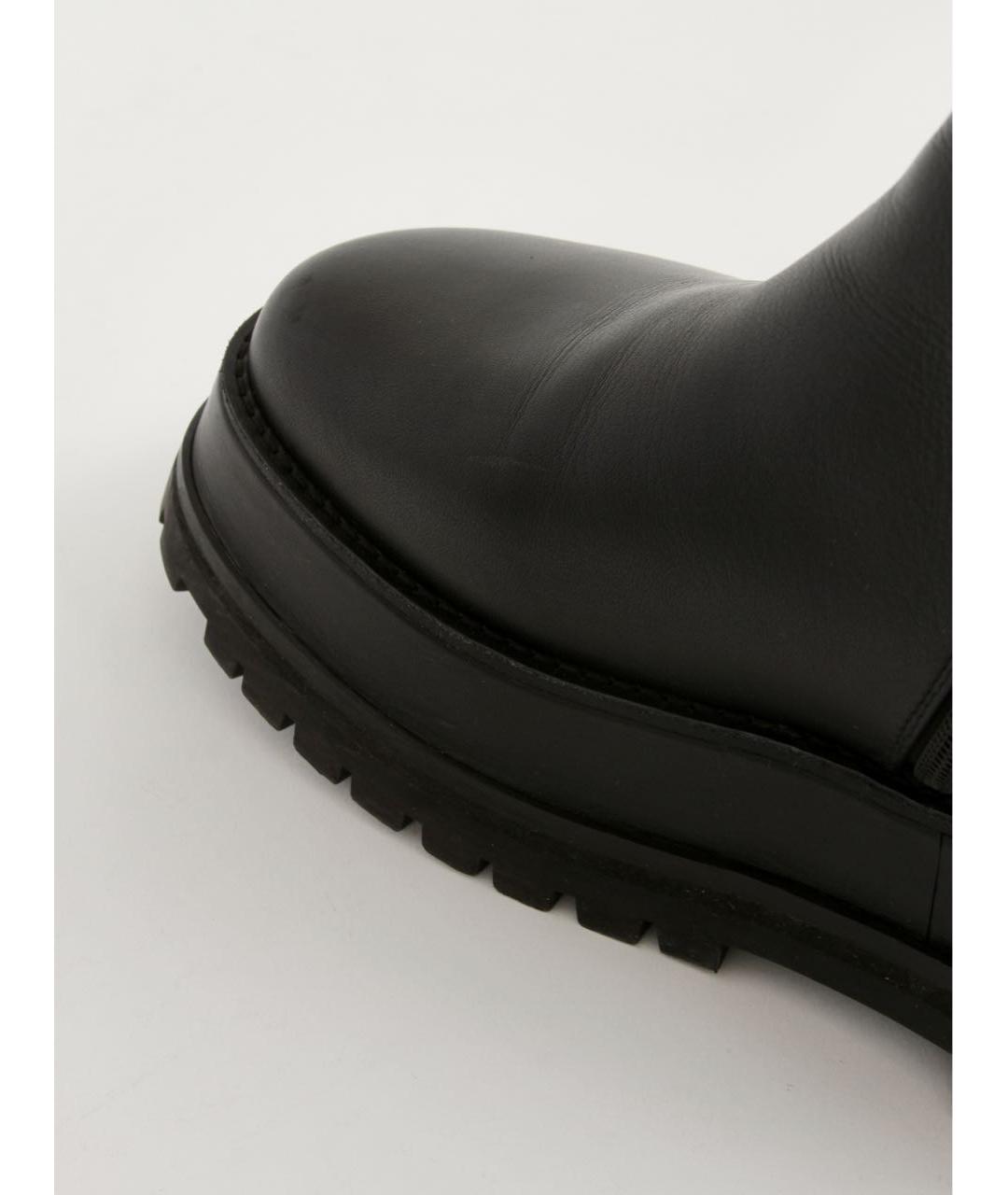 BURBERRY Черные кожаные ботинки, фото 8
