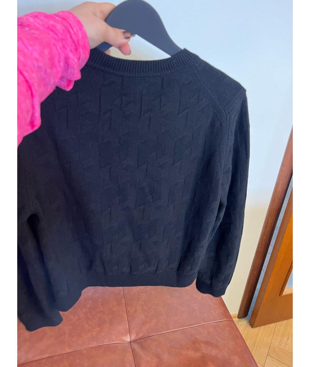 HERMES PRE-OWNED Черный шерстяной джемпер / свитер, фото 2