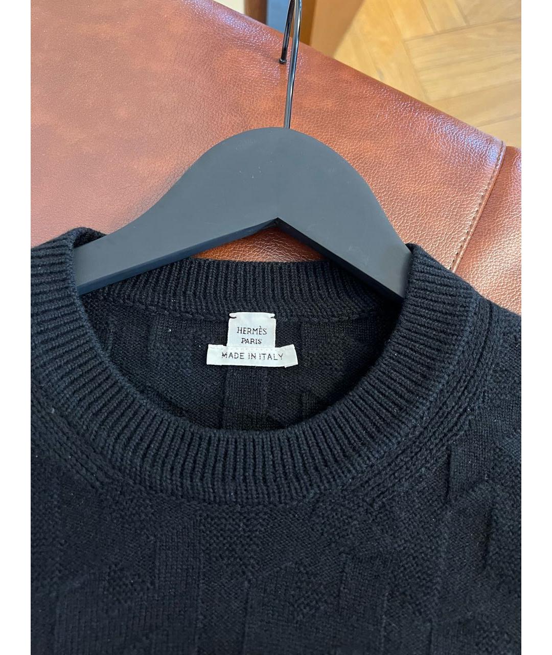 HERMES PRE-OWNED Черный шерстяной джемпер / свитер, фото 5