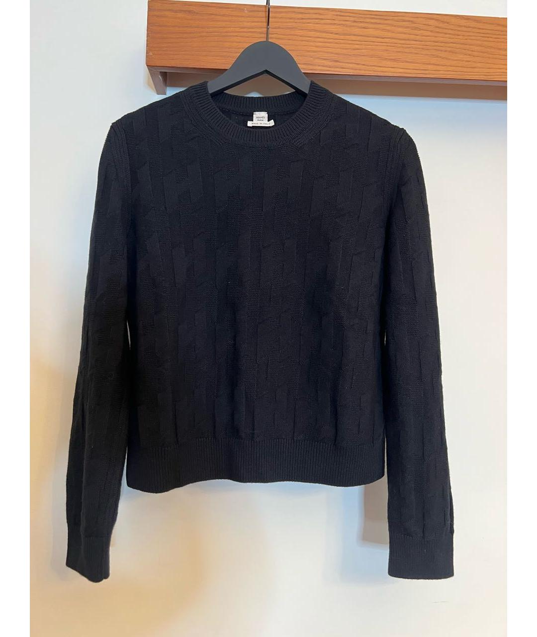 HERMES PRE-OWNED Черный шерстяной джемпер / свитер, фото 8