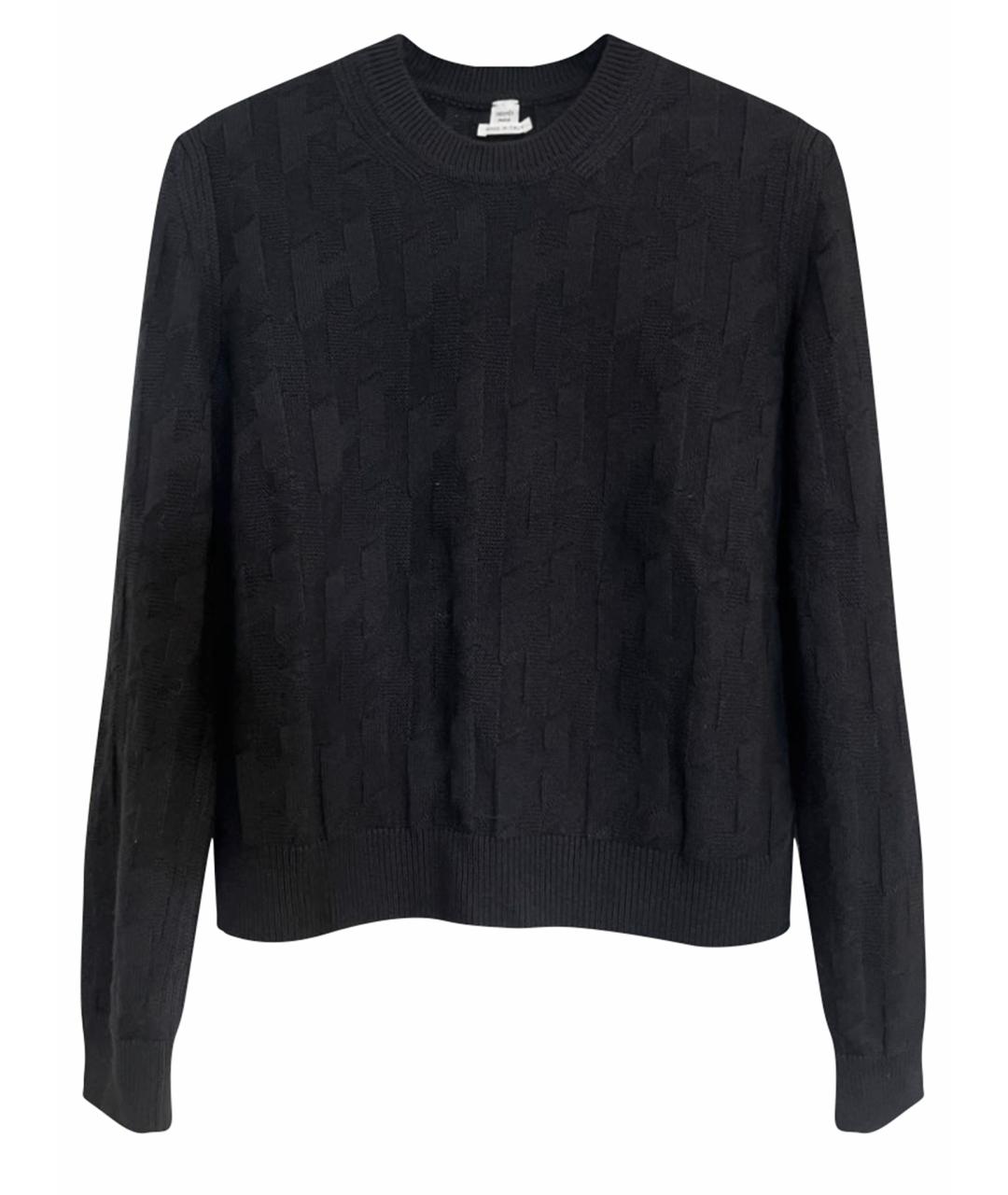 HERMES PRE-OWNED Черный шерстяной джемпер / свитер, фото 1