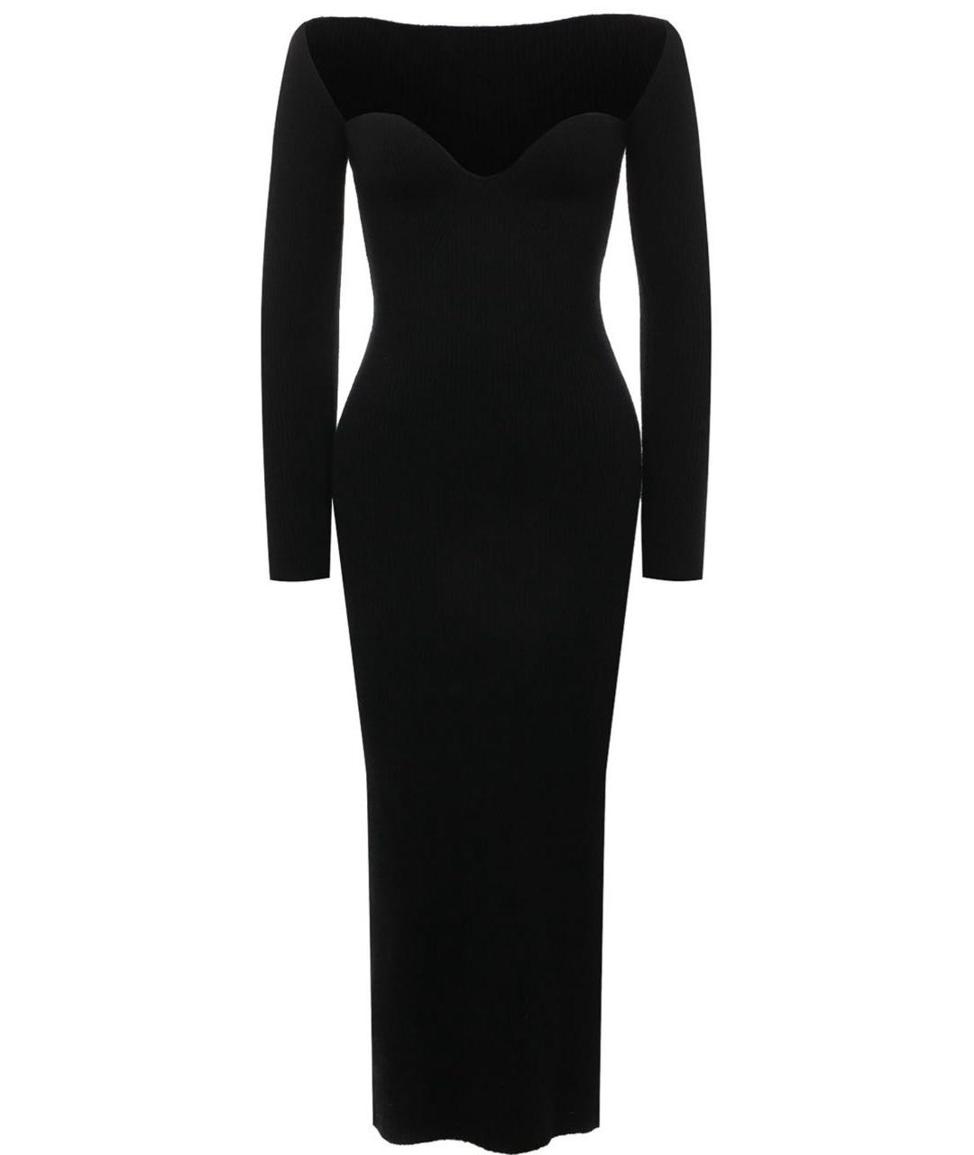ARCH & LINE Черное кашемировое платье, фото 6