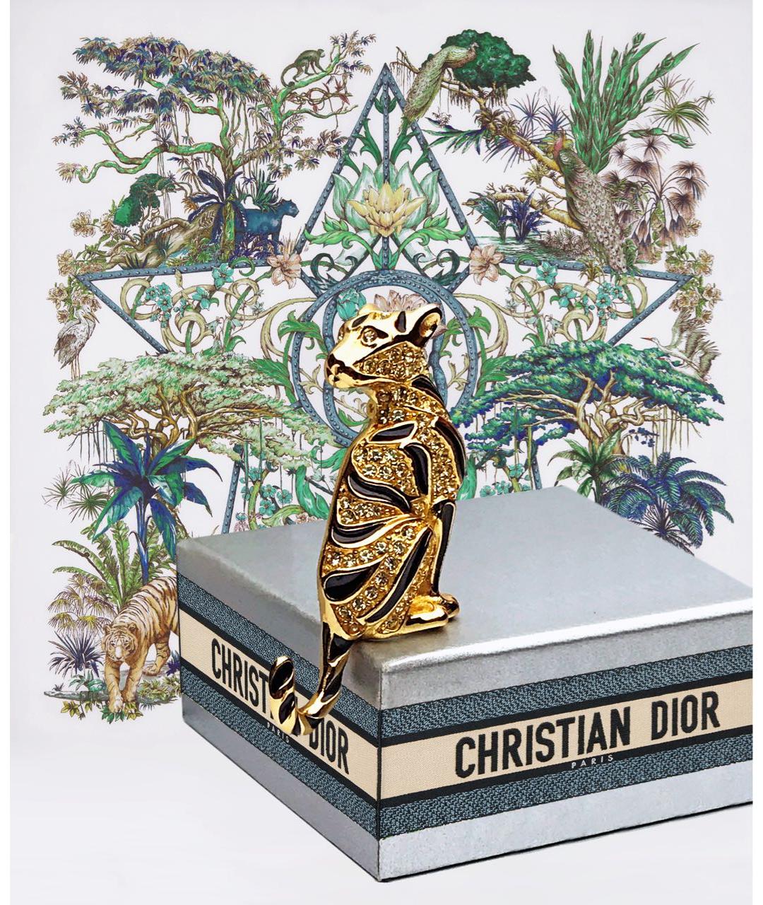 CHRISTIAN DIOR PRE-OWNED Золотая металлическая булавка / брошь, фото 7