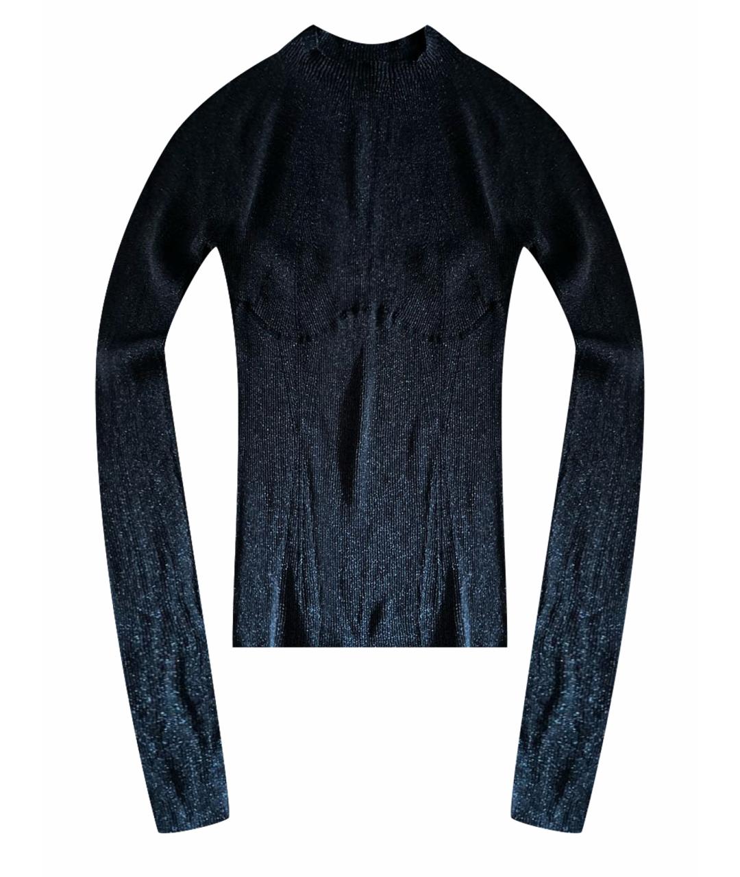 LANVIN Темно-синий полиамидовый джемпер / свитер, фото 1