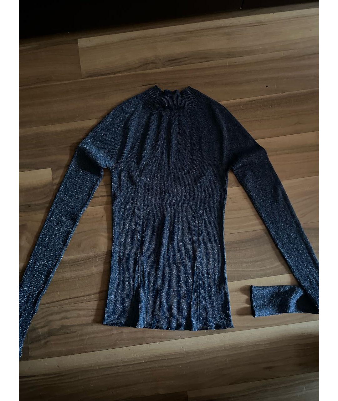 LANVIN Темно-синий полиамидовый джемпер / свитер, фото 2