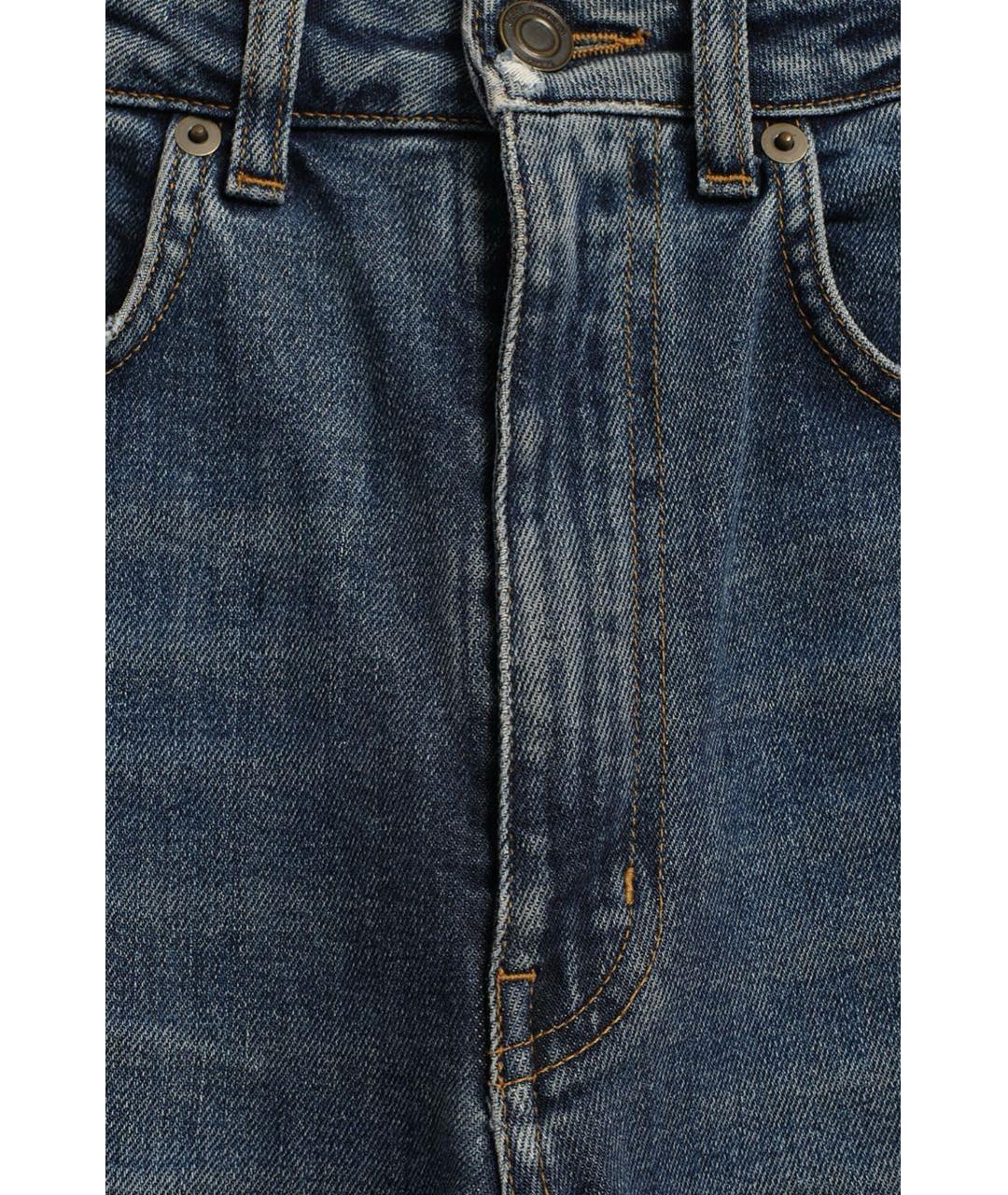 SAINT LAURENT Синие джинсы слим, фото 4