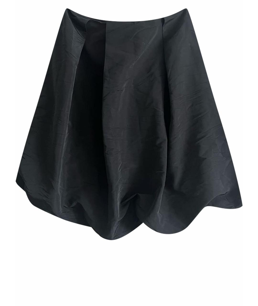 COS Черная полиэстеровая юбка миди, фото 1