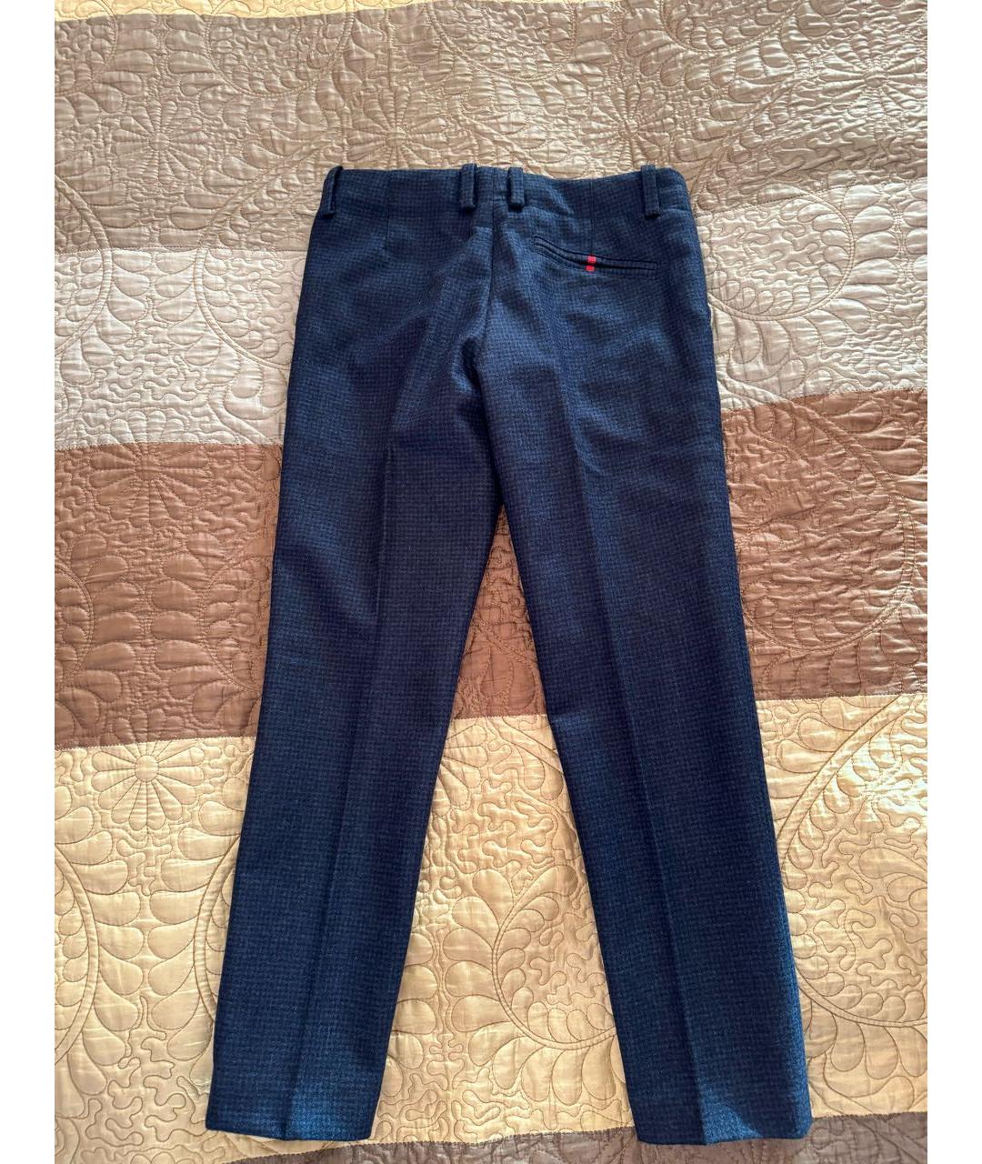 GUCCI Темно-синие брюки и шорты, фото 2