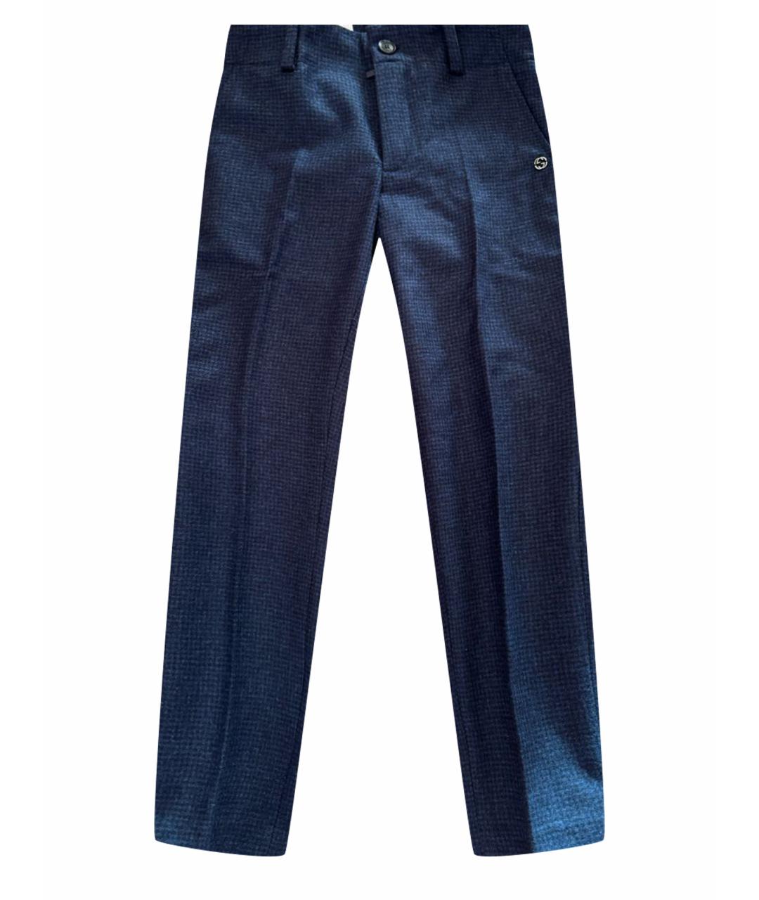 GUCCI Темно-синие брюки и шорты, фото 1