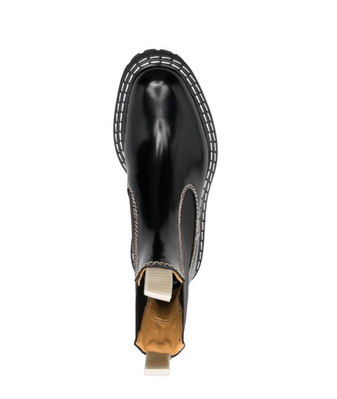 PROENZA SCHOULER Черные ботинки из лакированной кожи, фото 3