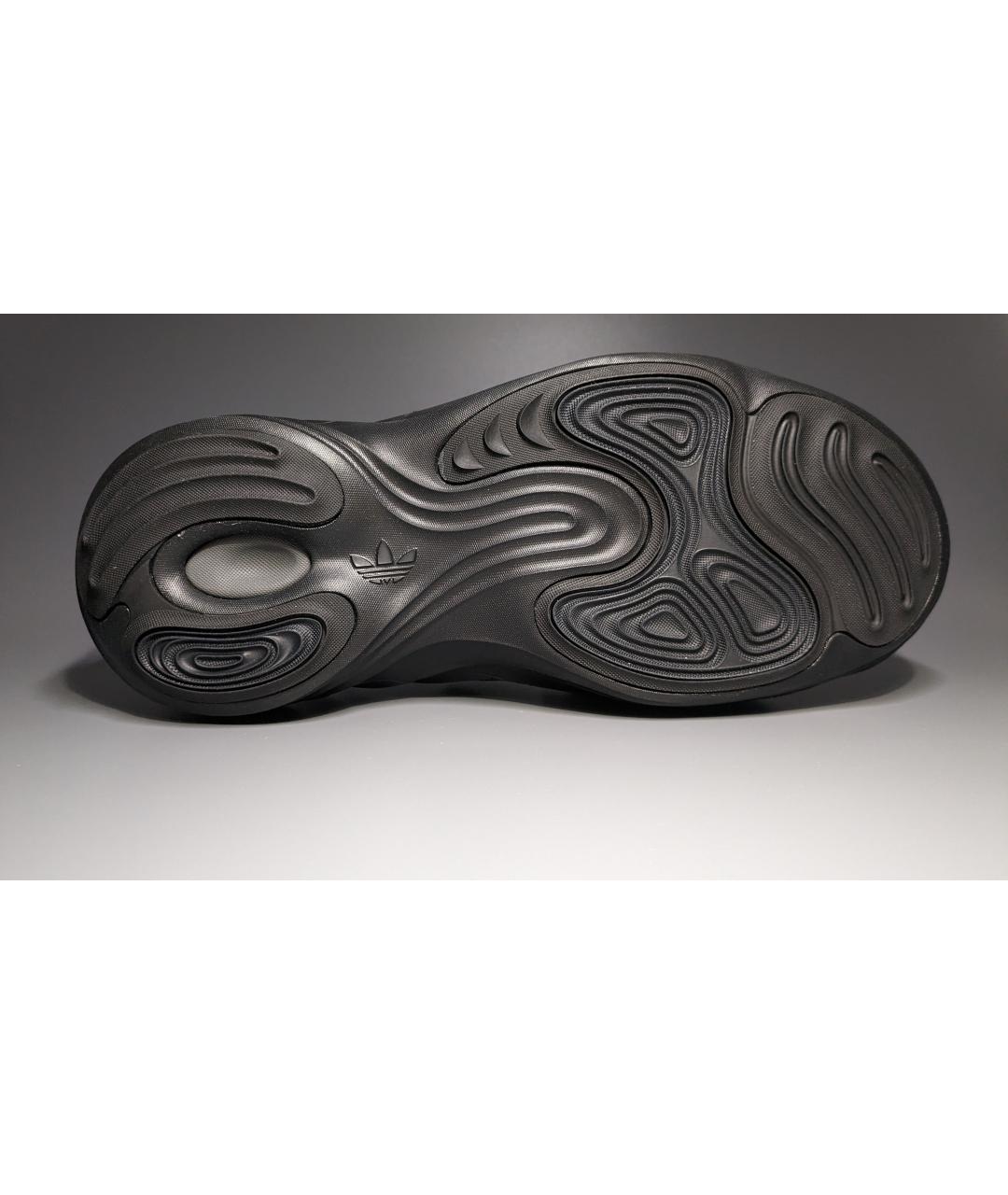 ADIDAS Черные резиновые низкие кроссовки / кеды, фото 5