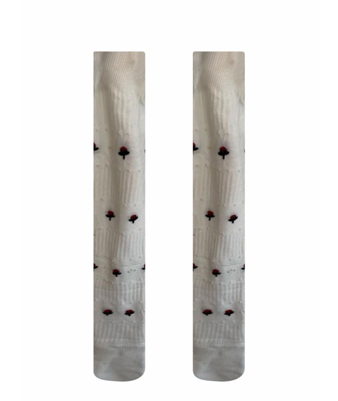 CHANEL PRE-OWNED Бежевые носки, чулки и колготы, фото 1