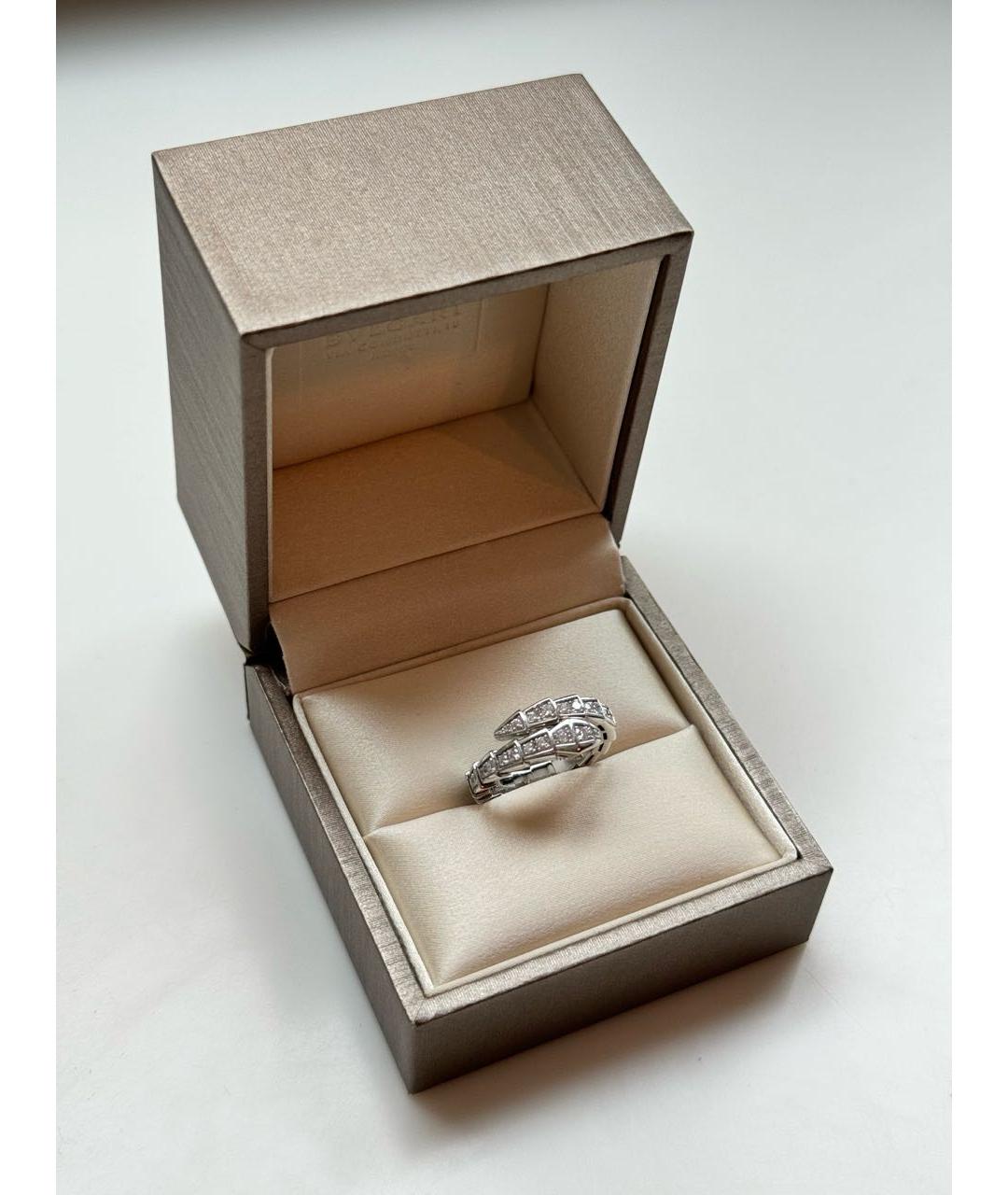 BVLGARI Серебряное кольцо из белого золота, фото 2