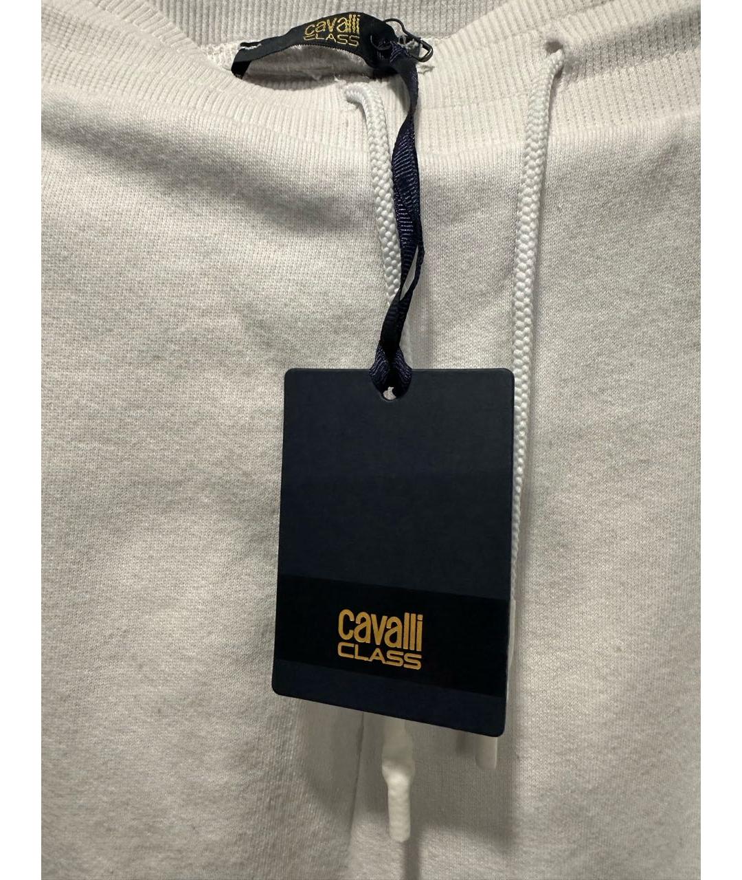 CAVALLI CLASS Белый хлопковый спортивный костюм, фото 3