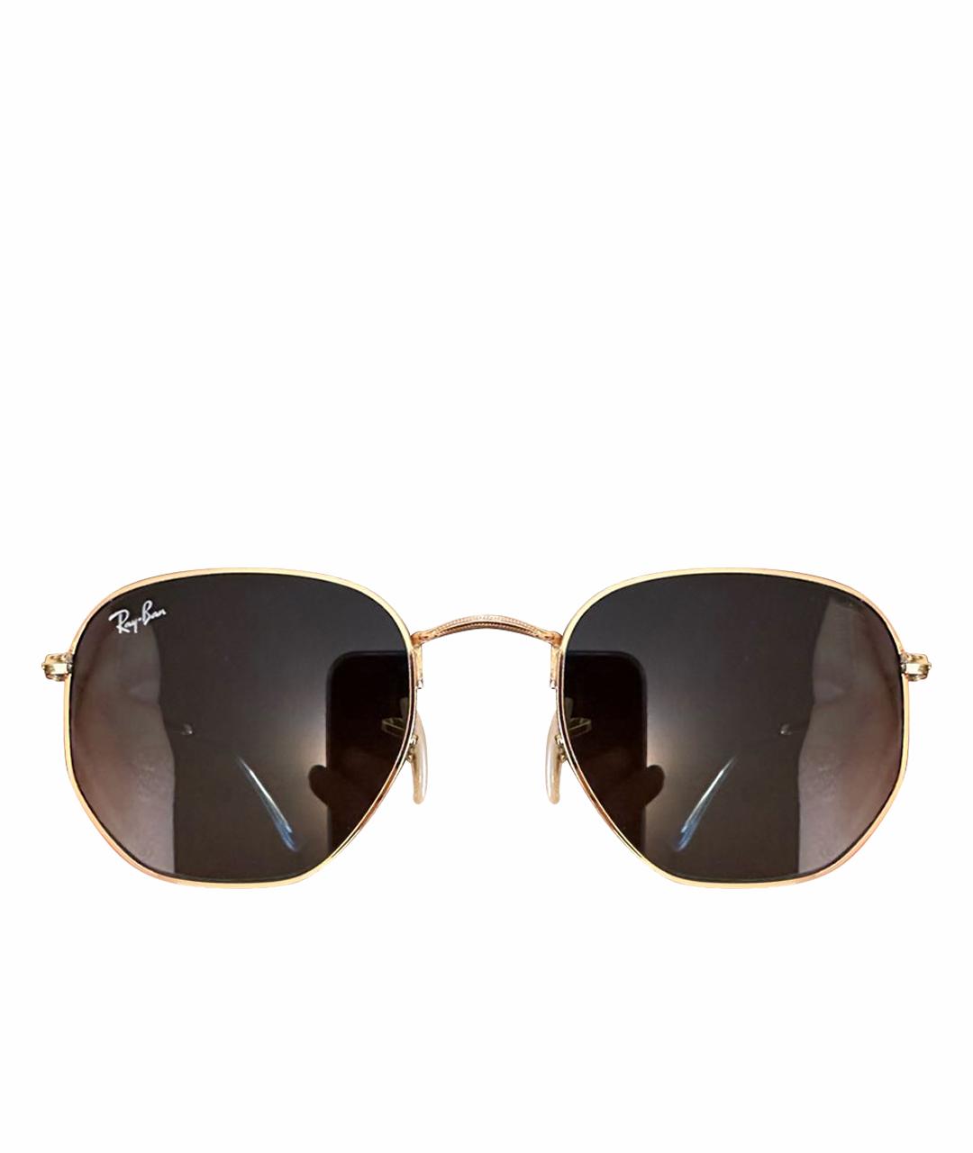 RAY BAN Голубые металлические солнцезащитные очки, фото 1
