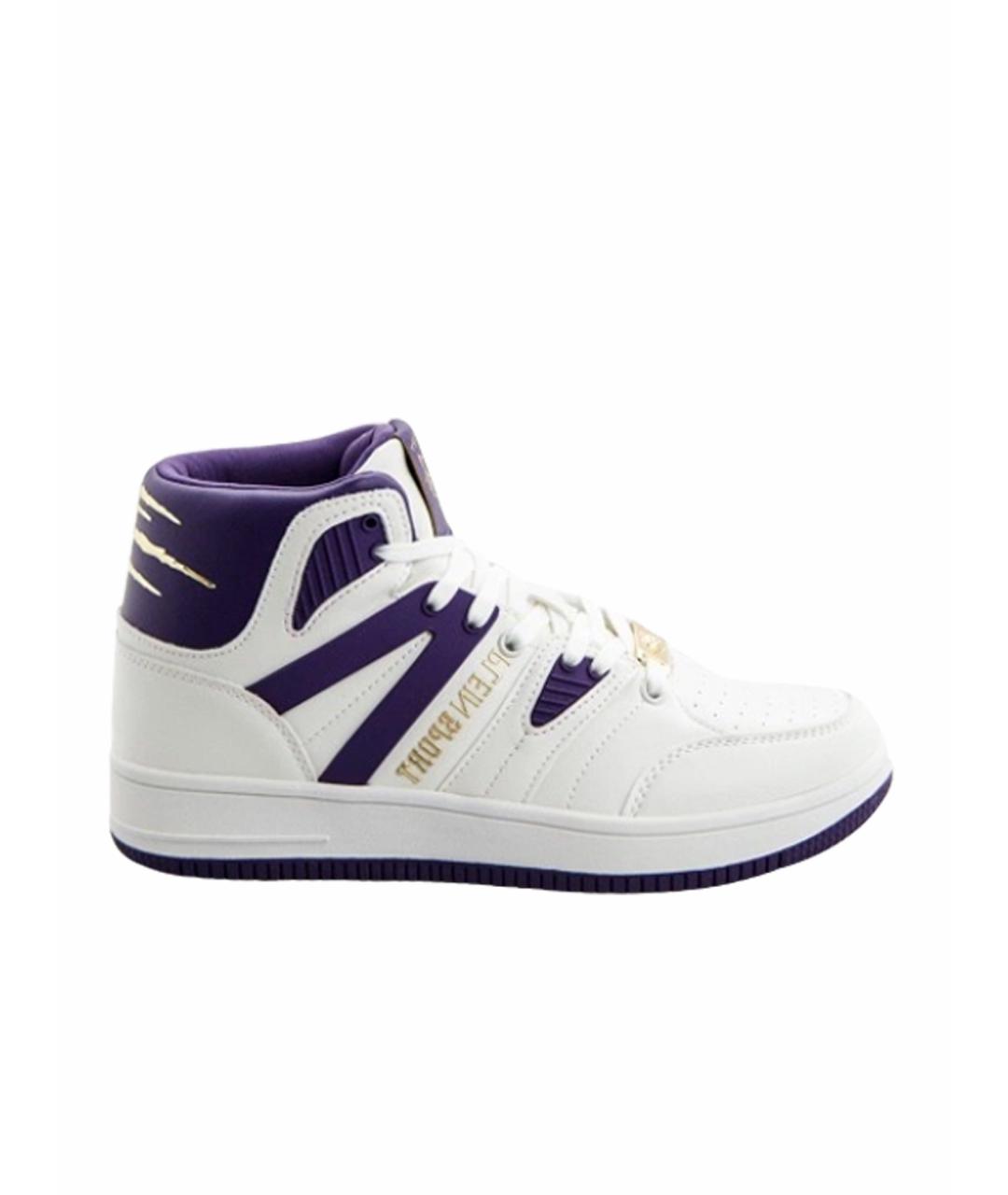 PLEIN SPORT Фиолетовые кроссовки из искусственной кожи, фото 1