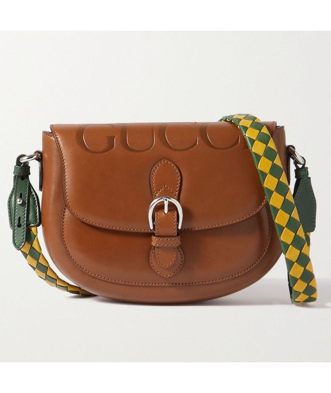 GUCCI Кожаная сумка через плечо, фото 8