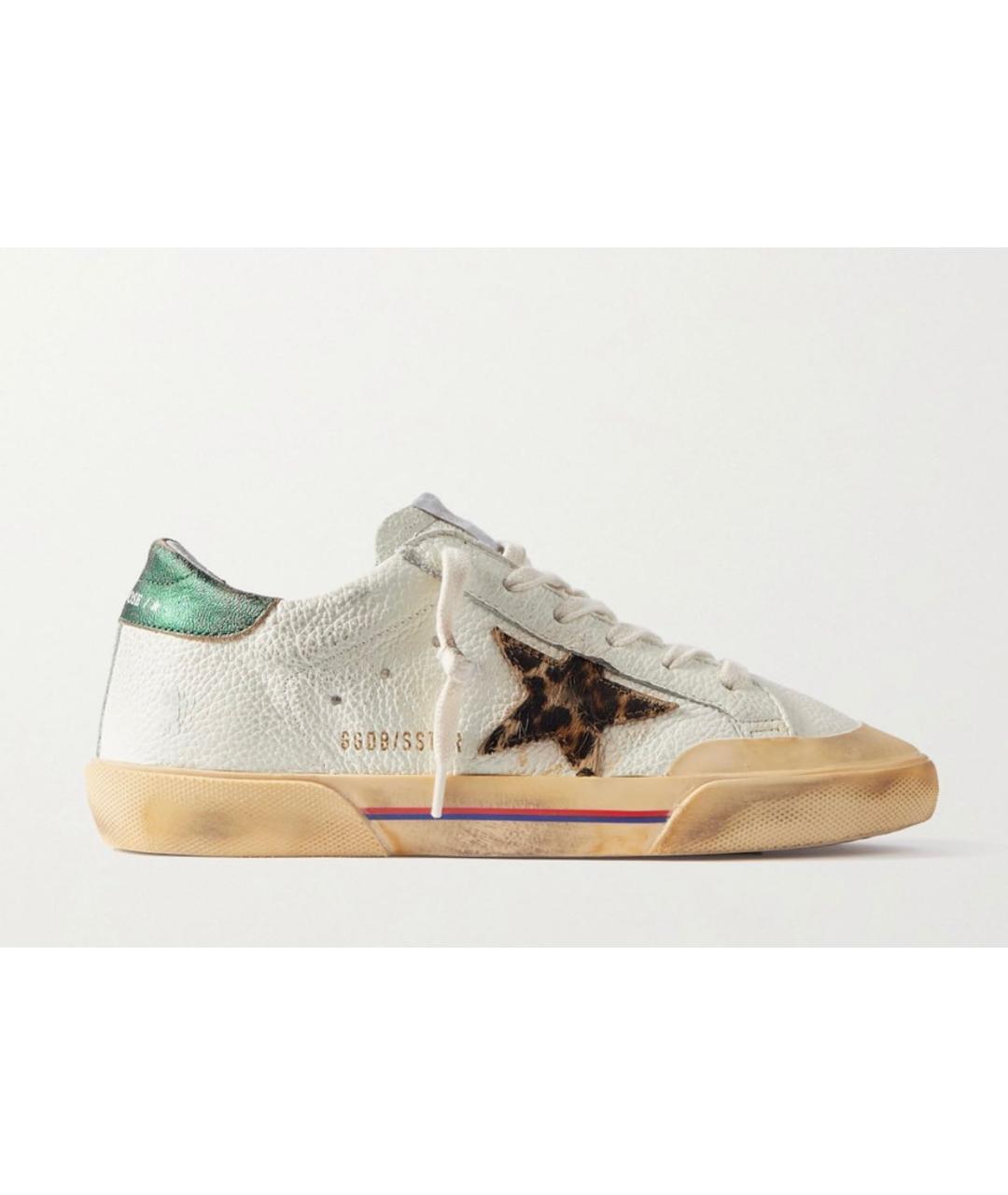 GOLDEN GOOSE DELUXE BRAND Белые кожаные кеды, фото 7