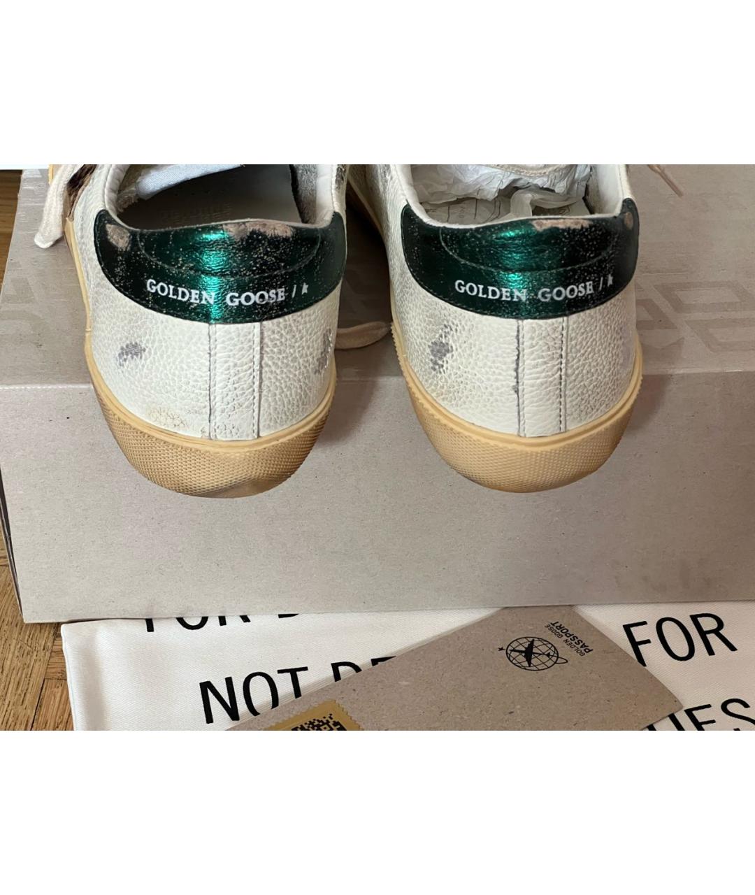 GOLDEN GOOSE DELUXE BRAND Белые кожаные кеды, фото 4