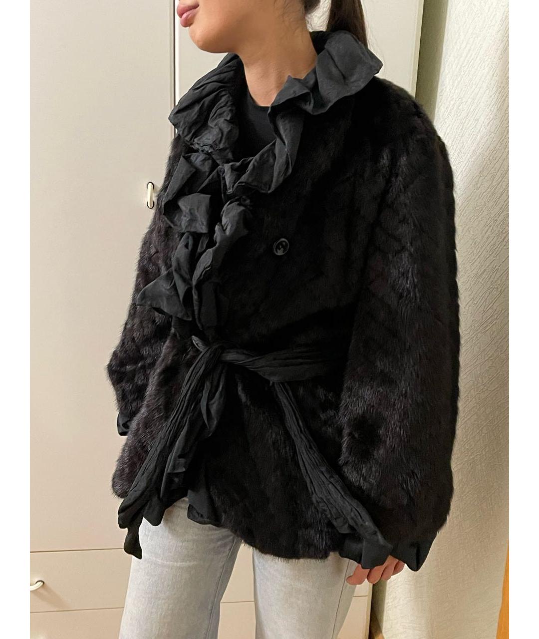 ESCADA Коричневая меховая шуба, фото 7