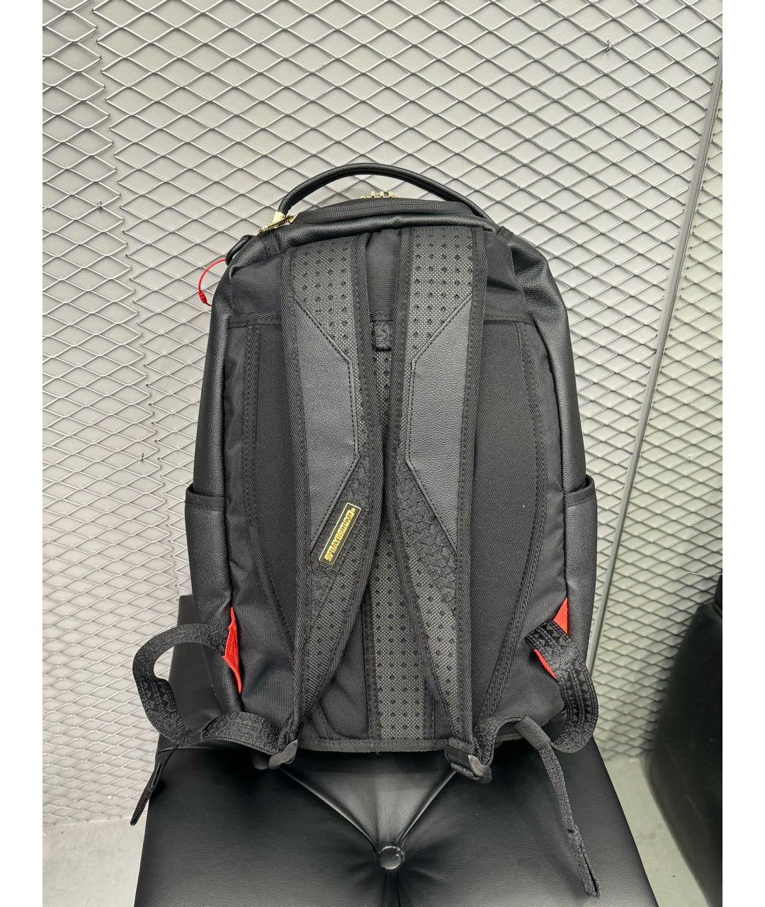 SPRAYGROUND Черный рюкзак из искусственной кожи, фото 3