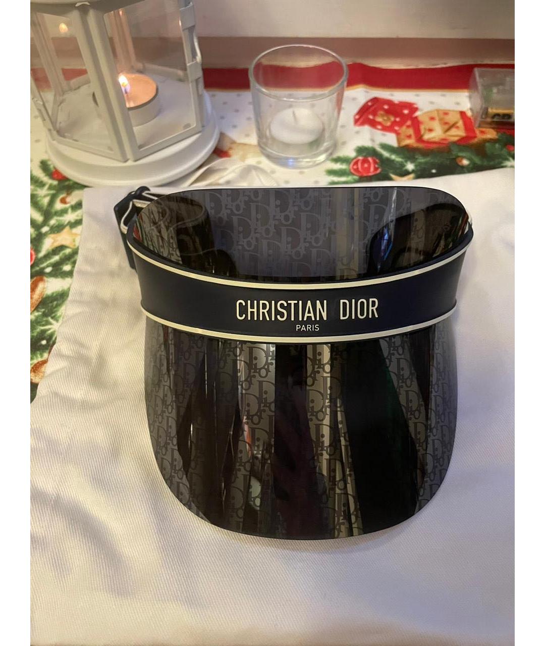 CHRISTIAN DIOR PRE-OWNED Темно-синие солнцезащитные очки, фото 2