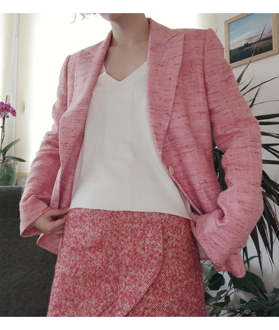 KITON Розовый шелковый жакет/пиджак, фото 3