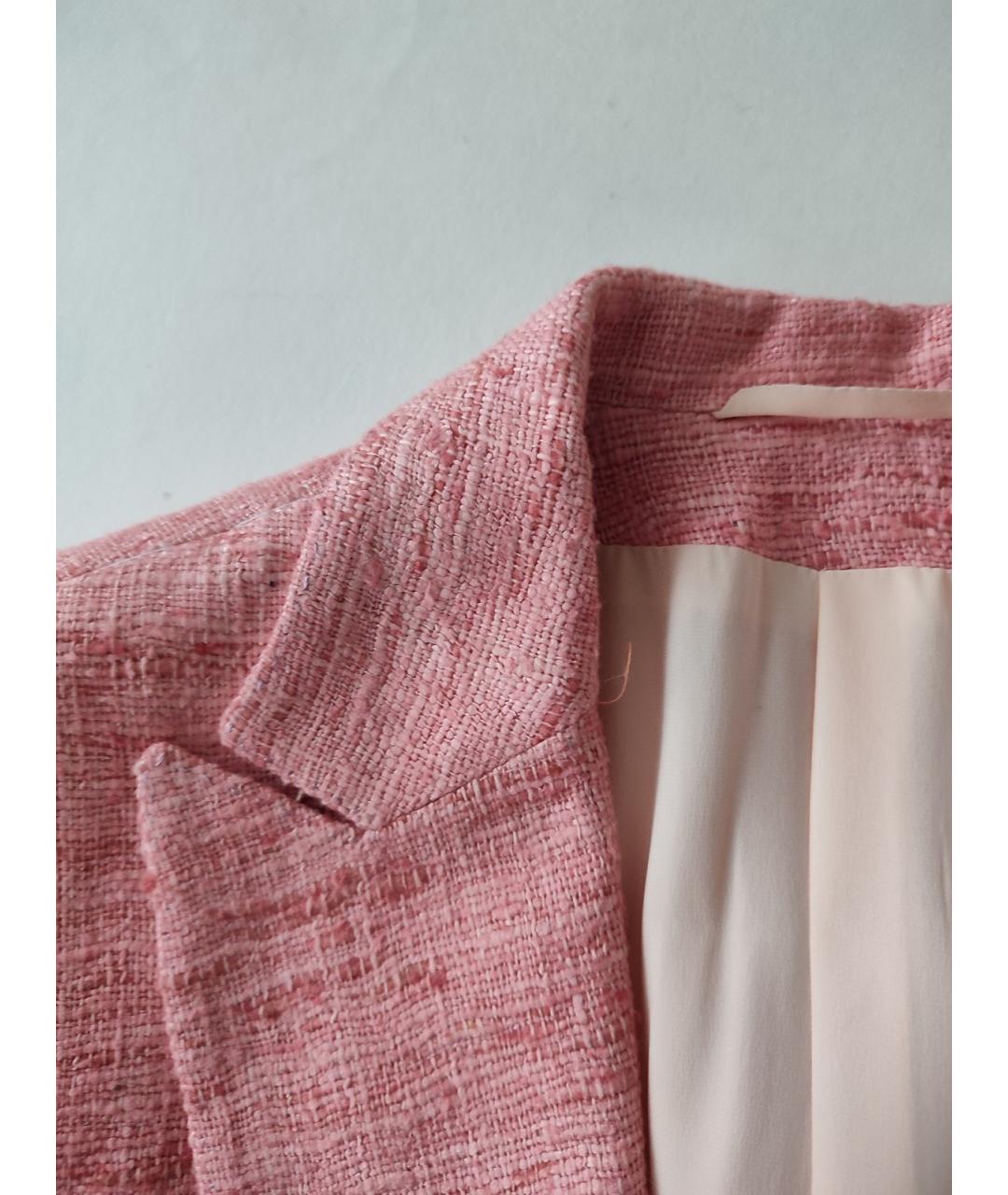 KITON Розовый шелковый жакет/пиджак, фото 8