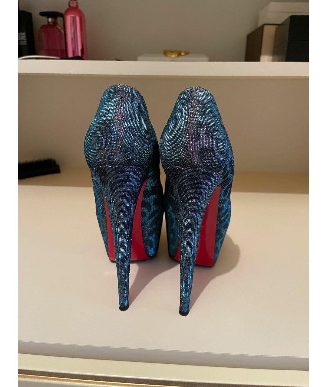 CHRISTIAN LOUBOUTIN Мульти текстильные туфли, фото 4