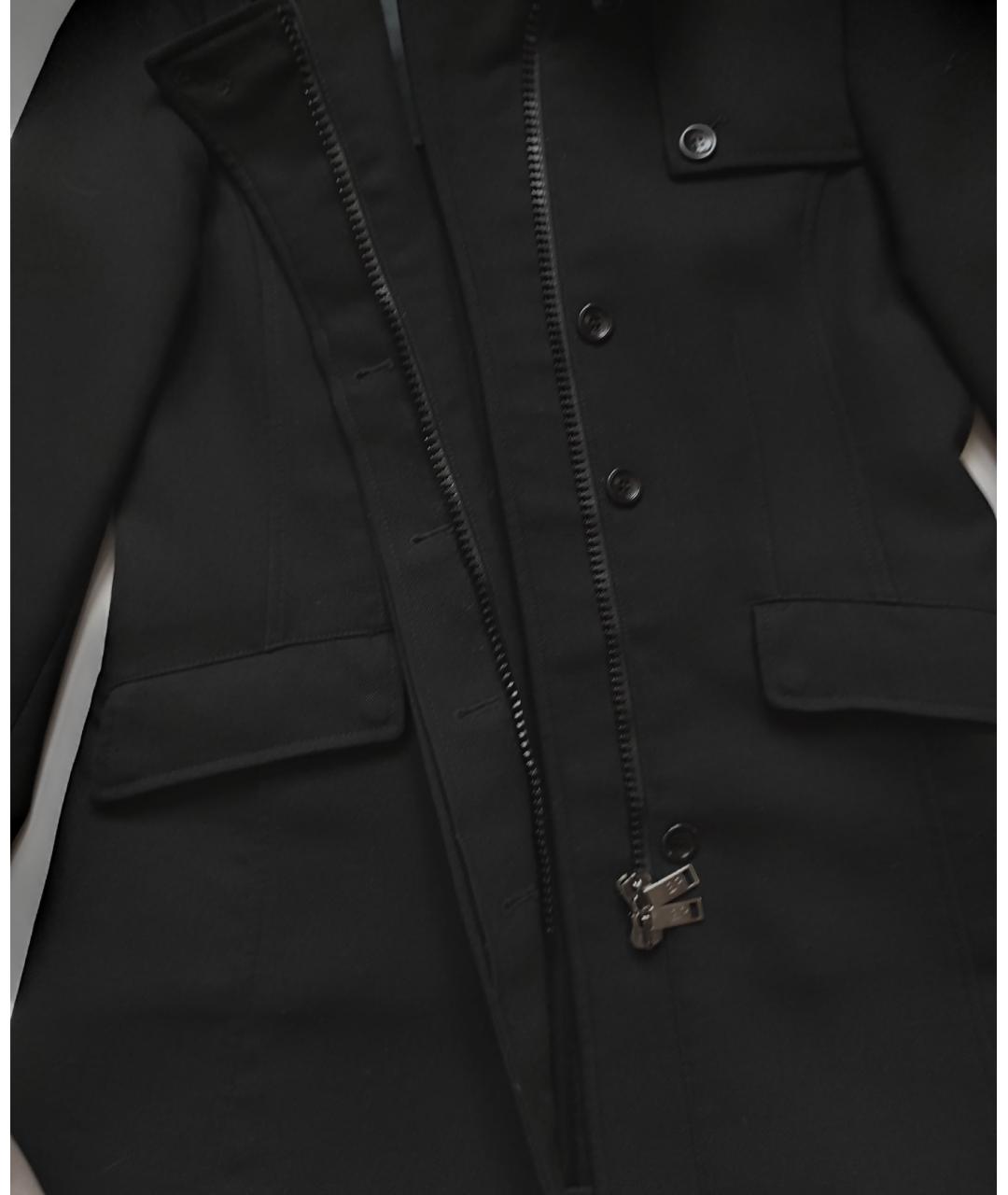 SEVENTY Черное шерстяное пальто, фото 5