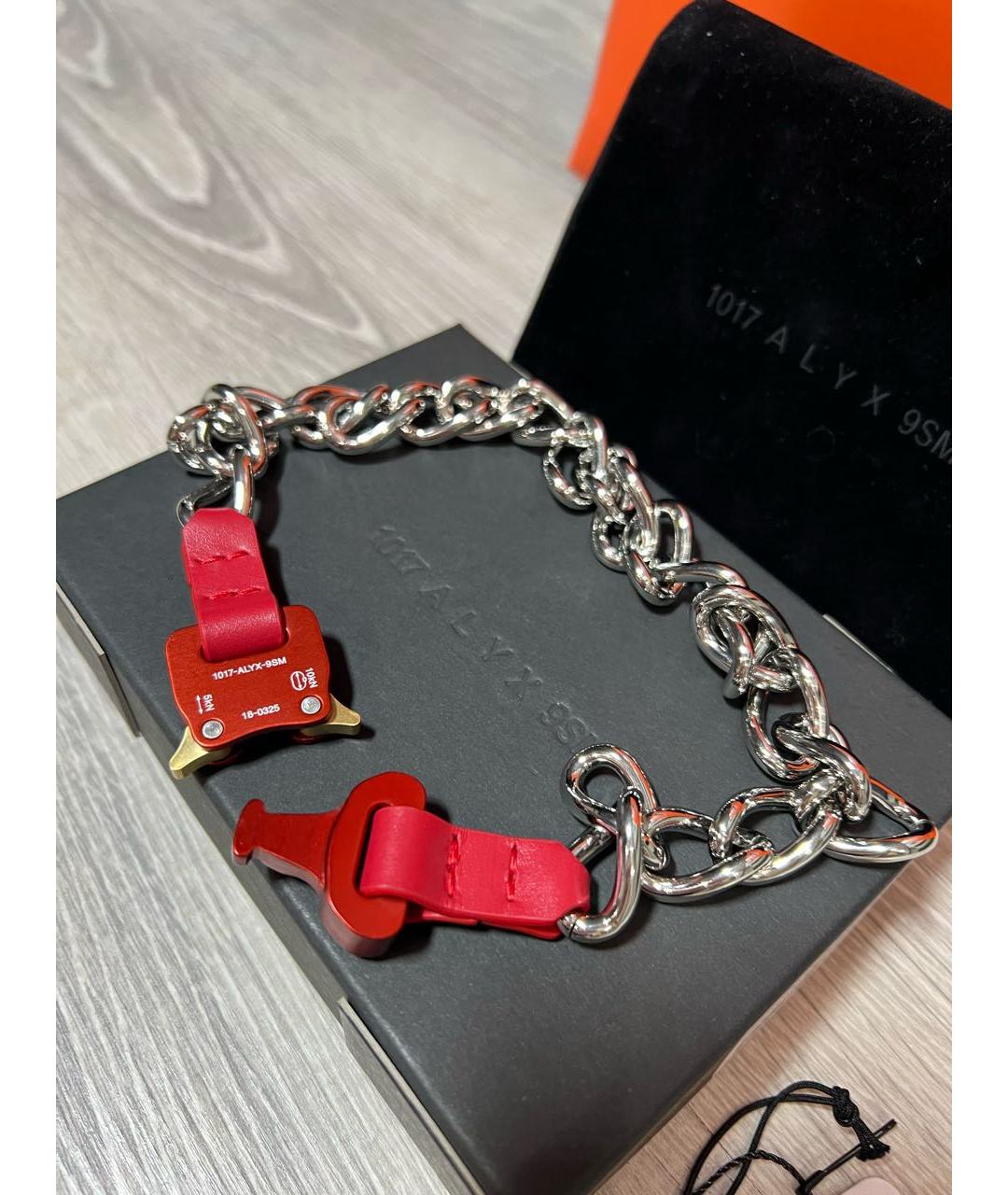 1017 ALYX 9SM Серебряная серебряная цепочка, фото 4