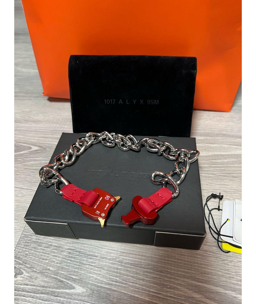 1017 ALYX 9SM Серебряная серебряная цепочка, фото 3