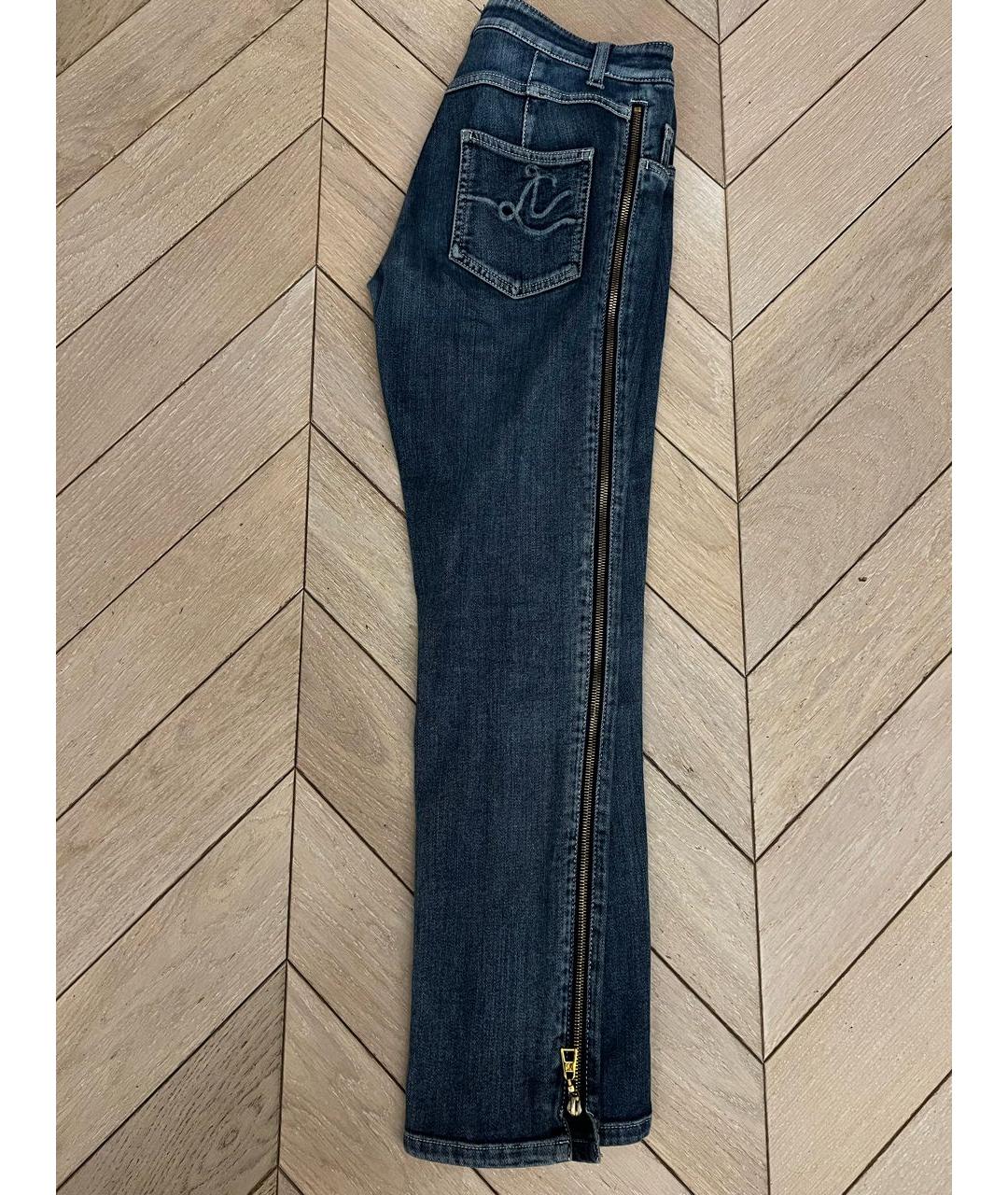 LOUIS VUITTON Синие хлопко-эластановые джинсы слим, фото 5