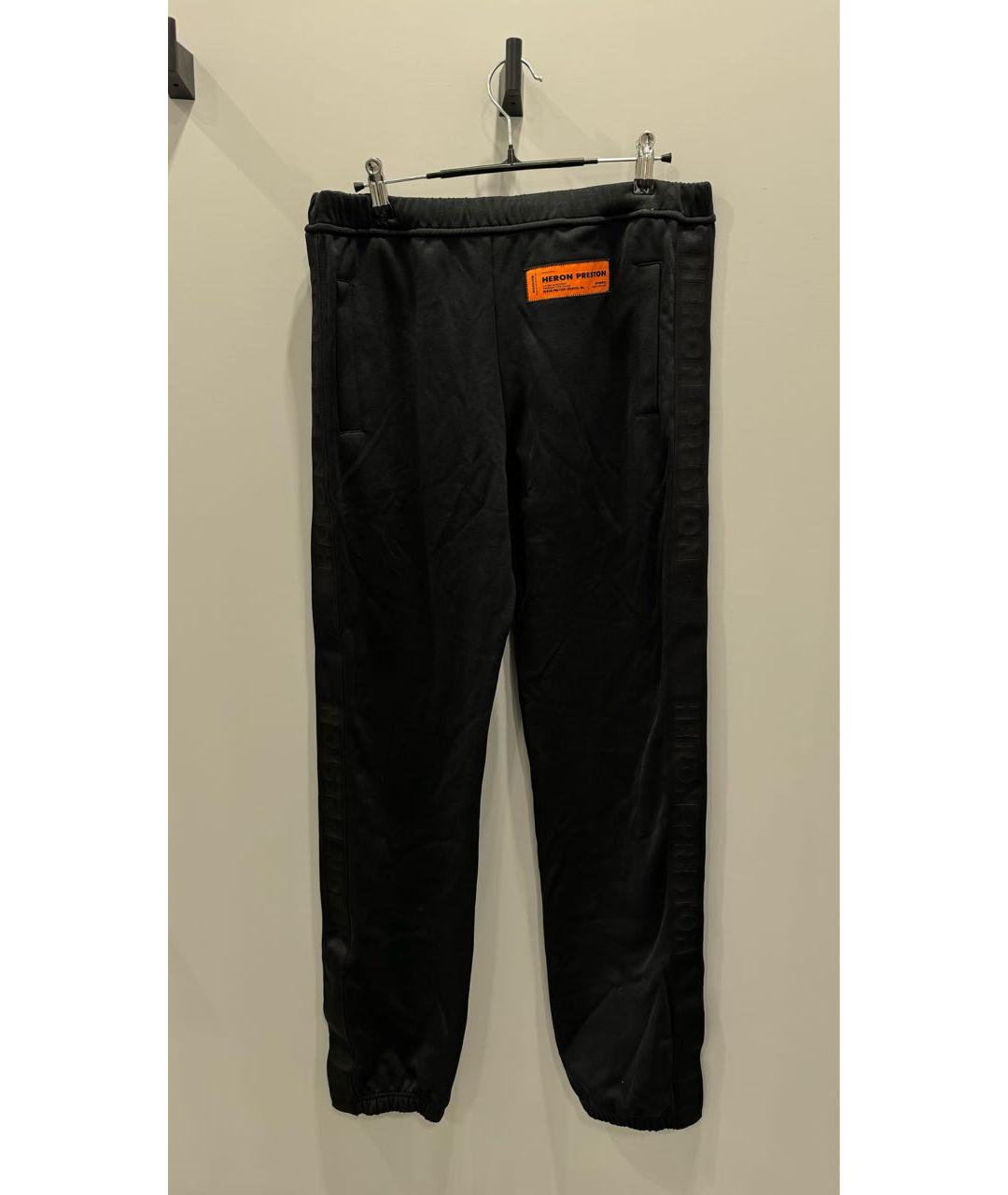 HERON PRESTON Черные полиэстеровые спортивные брюки и шорты, фото 6