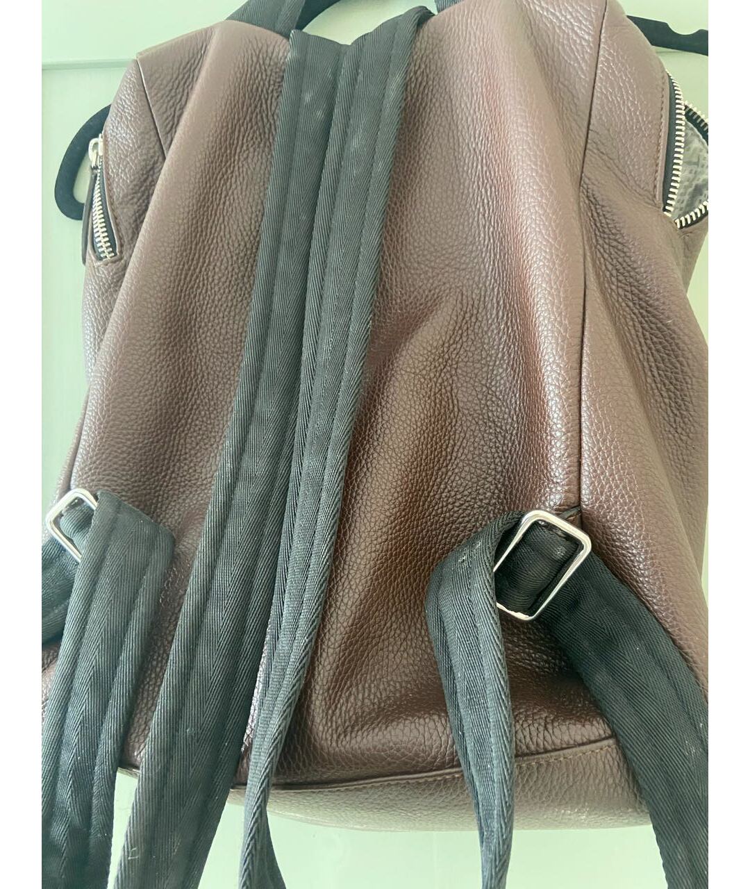 TRUSSARDI Коричневый кожаный рюкзак, фото 3