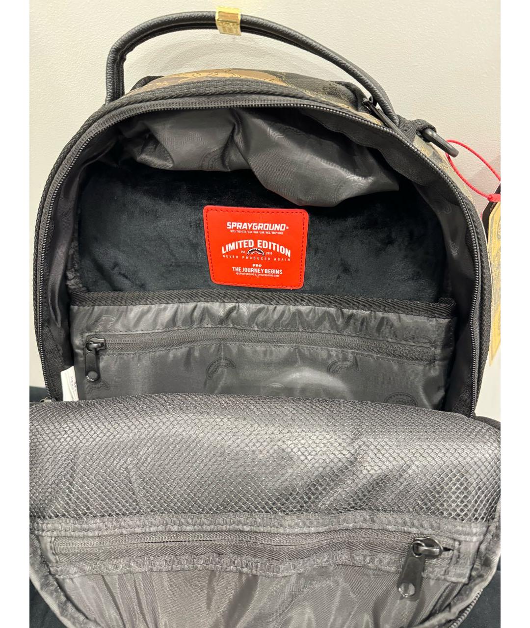 SPRAYGROUND Хаки рюкзак из искусственной кожи, фото 4