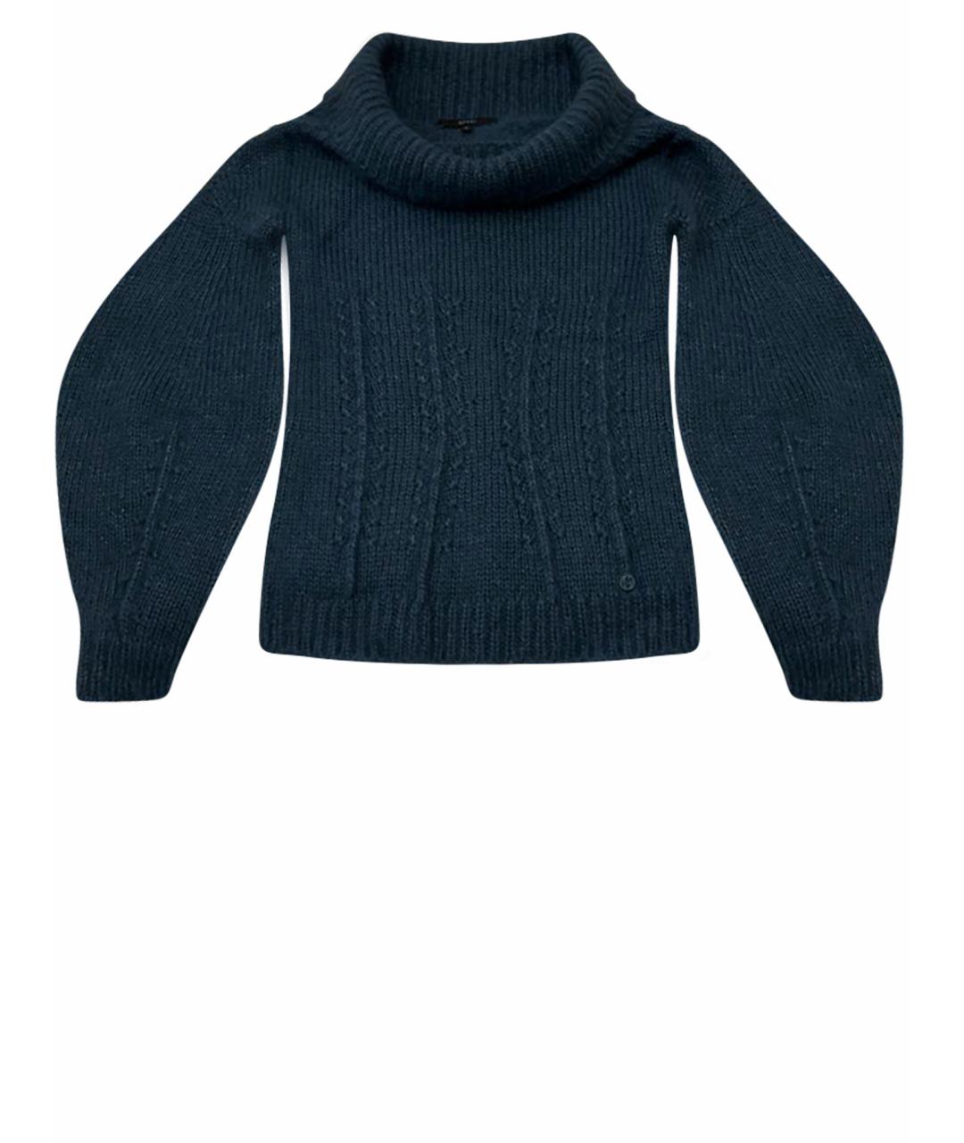 GUCCI Темно-синий шерстяной джемпер / свитер, фото 1