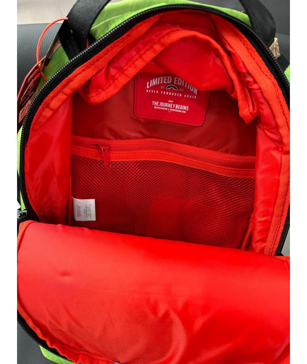 SPRAYGROUND Салатовый рюкзак, фото 4