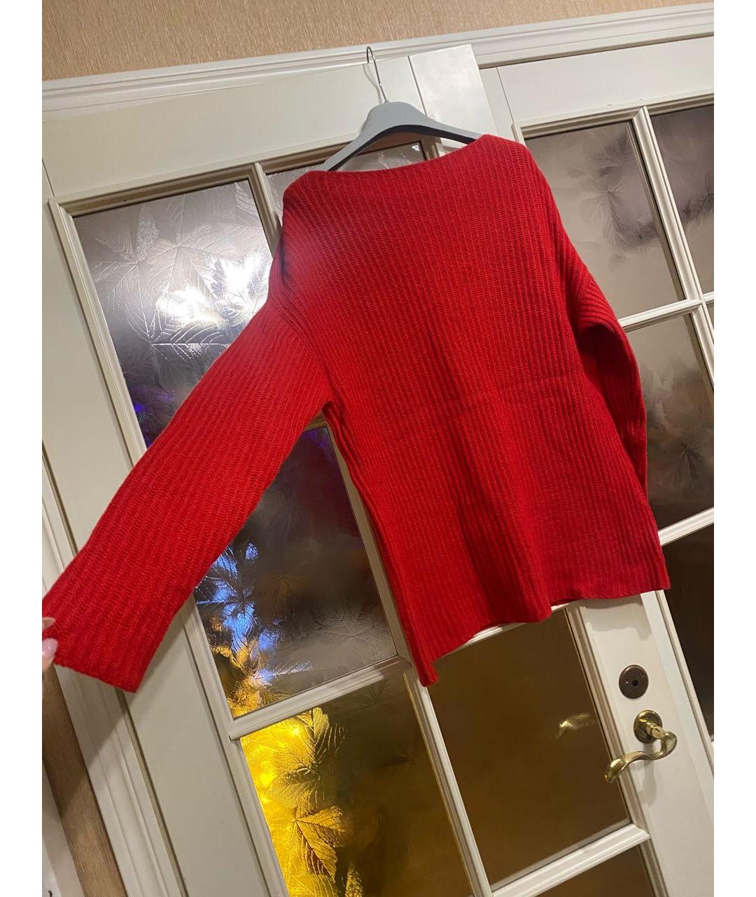 MIU MIU Красный кашемировый джемпер / свитер, фото 2