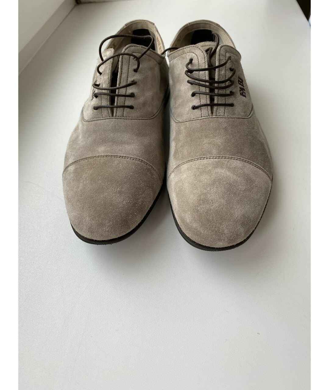 FABI Серые замшевые туфли, фото 2